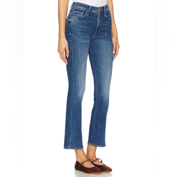 MOTHER Petite Lil' Insider Flood in Over The Top Wash Size 30P Inseam 27” NWT - Picture 2 of 13